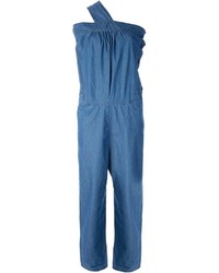 Combinaison pantalon en denim bleue Tsumori Chisato