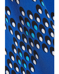 Combinaison pantalon imprimée bleue Diane von Furstenberg