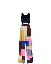 Combinaison pantalon imprimée multicolore Mary Katrantzou
