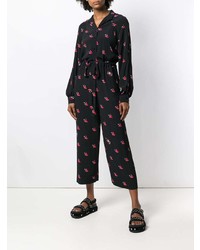 Combinaison pantalon imprimée noire McQ Alexander McQueen