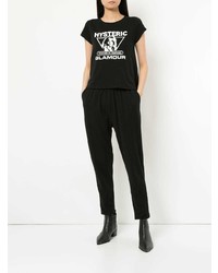 Combinaison pantalon imprimée noire Hysteric Glamour