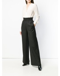 Combinaison pantalon noire et blanche Semicouture