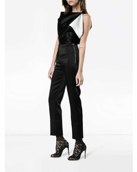 Combinaison pantalon noire et blanche Roland Mouret