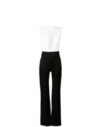 Combinaison pantalon noire et blanche Galvan
