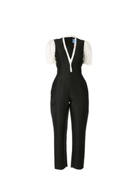 Combinaison pantalon noire et blanche Macgraw