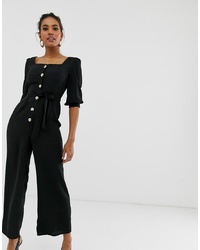 Combinaison pantalon noire ASOS DESIGN