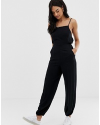 Combinaison pantalon noire ASOS DESIGN