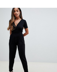 Combinaison pantalon noire Asos Petite