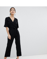 Combinaison pantalon noire Asos Petite