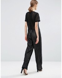 Combinaison pantalon noire Asos