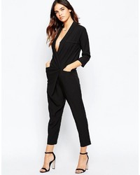 Combinaison pantalon noire Asos