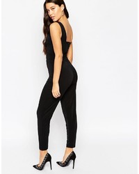 Combinaison pantalon noire Asos