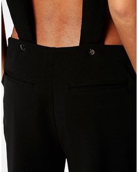 Combinaison pantalon noire Warehouse