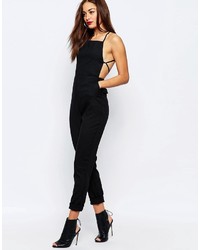 Combinaison pantalon noire Missguided