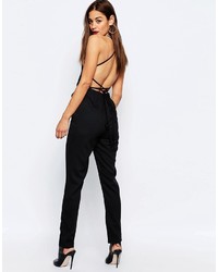 Combinaison pantalon noire Missguided