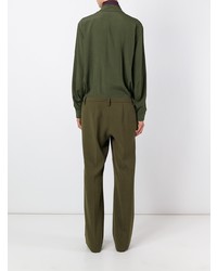 Combinaison pantalon olive N°21