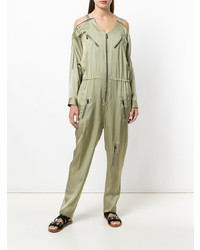 Combinaison pantalon olive Barbara Bui