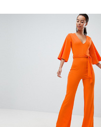 Combinaison pantalon orange Missguided Tall