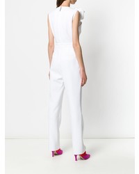 Combinaison pantalon ornée blanche MSGM
