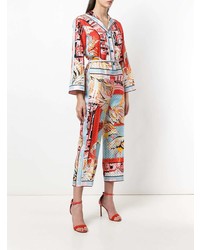 Combinaison pantalon ornée multicolore Emilio Pucci