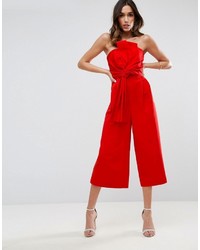 Combinaison pantalon rouge Asos