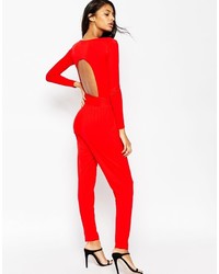 Combinaison pantalon rouge Asos