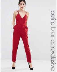 Combinaison pantalon rouge