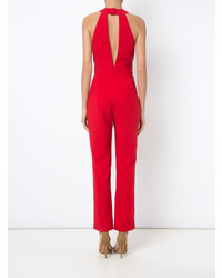 Combinaison pantalon rouge Olympiah