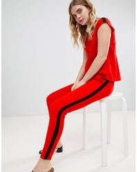 Combinaison pantalon rouge Ichi