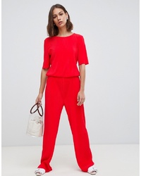 Combinaison pantalon rouge Minimum