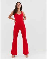 Combinaison pantalon rouge Missguided