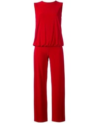 Combinaison pantalon rouge Norma Kamali