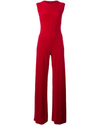 Combinaison pantalon rouge Norma Kamali