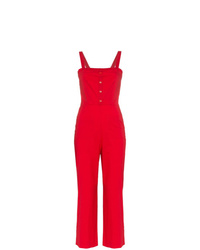 Combinaison pantalon rouge Staud