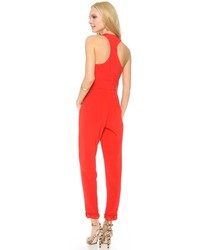 Combinaison pantalon rouge Nanette Lepore