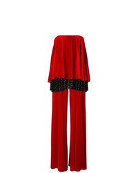 Combinaison pantalon rouge Talbot Runhof