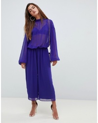 Combinaison pantalon violette ASOS DESIGN