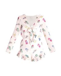 Combishort à fleurs multicolore Endless Rose