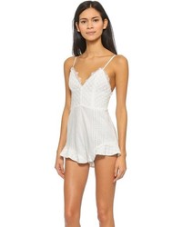 Combishort en broderie anglaise blanc The Jetset Diaries