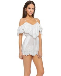 Combishort en broderie anglaise blanc