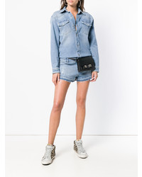 Combishort en denim bleu Zadig & Voltaire