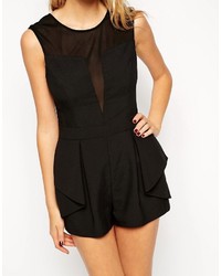 Combishort noir Asos