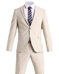Costume beige Selected Homme