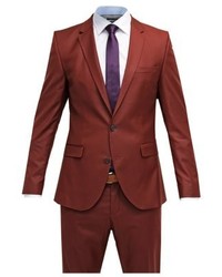 Costume bordeaux Selected Homme