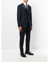 Costume en laine bleu marine Z Zegna