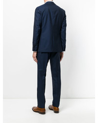 Costume en laine bleu marine Lardini