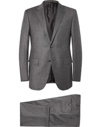 Costume en laine gris Ermenegildo Zegna