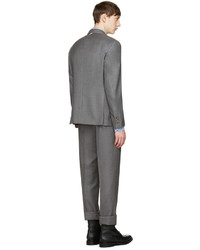 Costume en laine gris Thom Browne