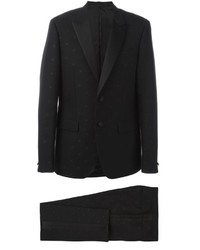 Costume en laine imprimé noir Givenchy