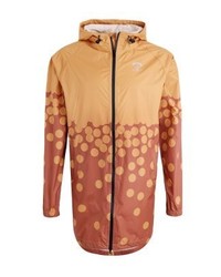 Coupe-vent á pois marron clair Packmack